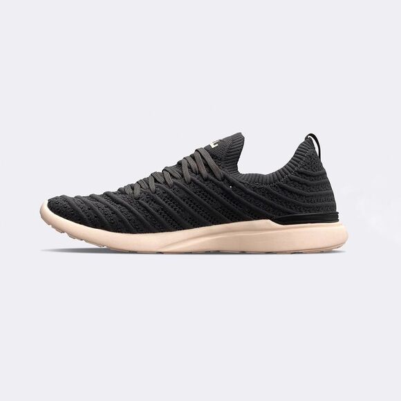Free People x APL Techloom Wave Trainers Sneakers Anthracite / Vanilla Cream - Picture 3 of 7
